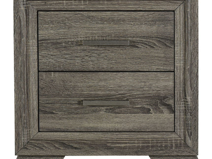 Funston - 2 Drawer Nightstand - Brown Oak