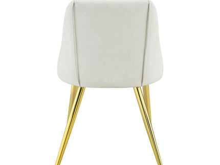 Gaines - Synthetic Leather Side Chair (Set of 2) - White