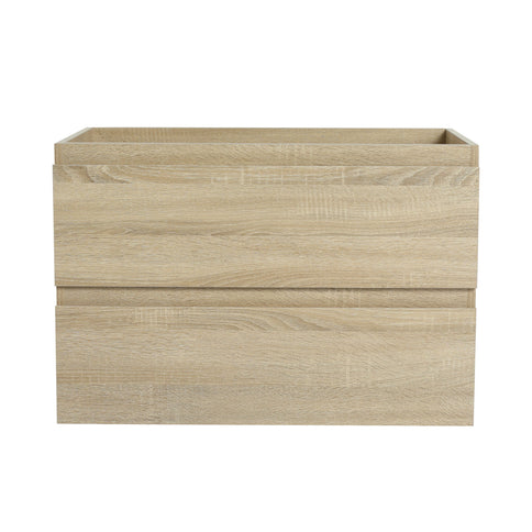 Wall Mounted Bathroom Vanity With Sink, 2 Soft Close Drawers