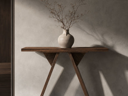 Console Table With V - Shaped Base