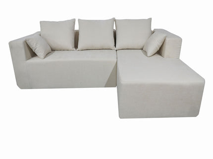 Modular Corner Sofa With Soft Fabric