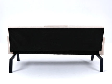 Sofa Bed With Foldable Design And Cup Holder