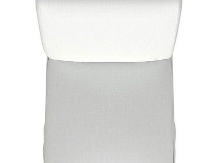 Isela - Upholstered Skirted Side Chair (Set of 2) - White