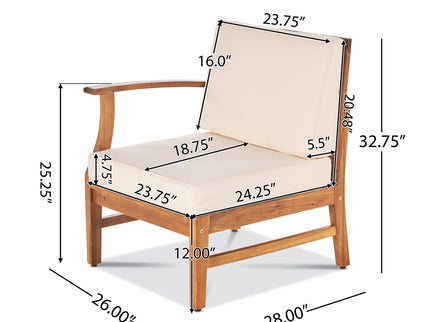 Perla - 5 Pieces Sofa Set