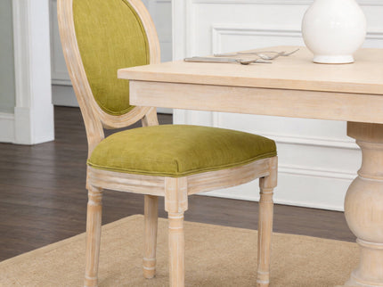 Upholstered With Round Back Dining Chairs (Set of 2)