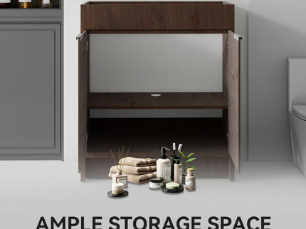 Freestanding Bathroom Vanity Cabinet With Soft Close Doors, Cabinet Only