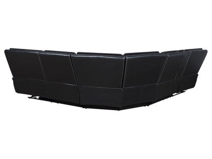 Hayden - Dual Power Reclining Sectional Sofa - Black