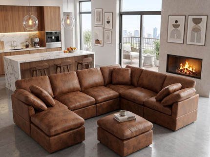 Deep Modular Cloud Sofa, Freely Configurable