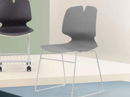 Modern Stacked Office Chairs (Set of 4)