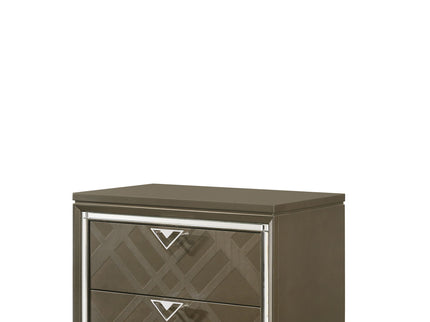 Skylar - Nightstand - Champagne