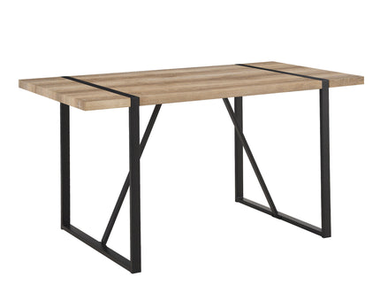 Modern Dining Table With Metal Legs For 4 - 6 Person