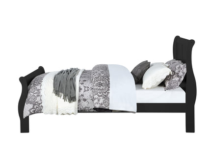 Louis Philippe - Sleigh Style Bed