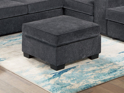 Sectional Set With Reversible Loveseat, USB Console, Corner Wedge & Ottoman