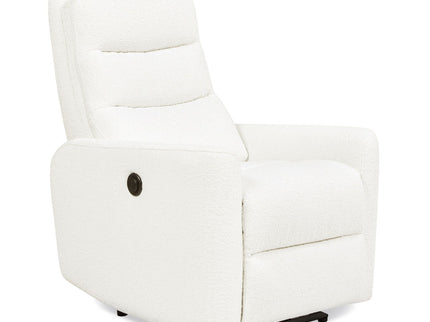 Bloomy - High Back Power Recliner Motion Chair - Chiffon White