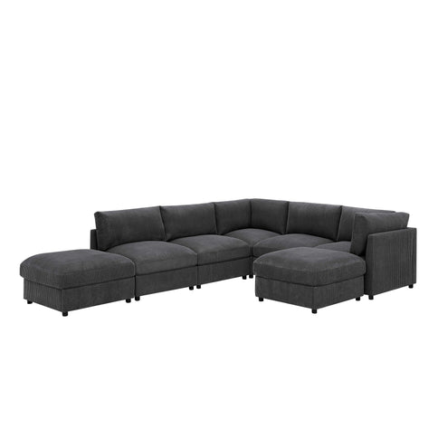 Modern Reversible Modular Sectional