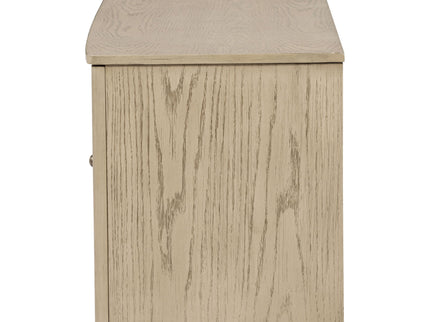 Kimpton - 4 Door Cane TV Stand Media Console - Beige