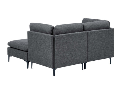 Upholstered Modular Sectional & Tall Legs