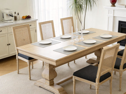 Dining Chairs With Square Back (Set of 2)