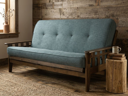 Montana - Full Size Futon Frame - Aqua