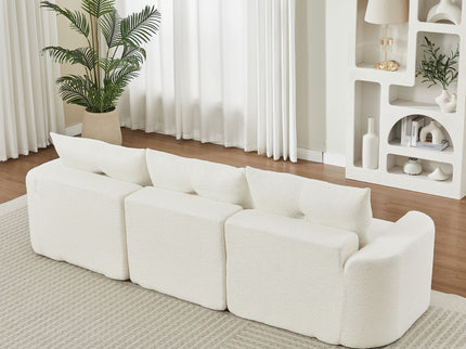3 Seater With Thickened Armrests Sofa For Living Room