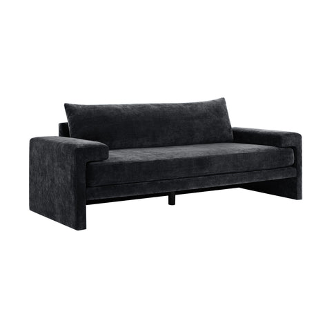 Upholstered 3 Seater Sofa With Wide Armrests