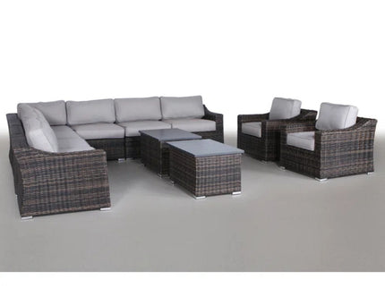Stylish Sofa Seating Group With Cushions Perfect For Outdoor Gatherings