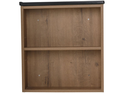 Wall Mounted Bathroom Vanity With Basin And Adjustable Open Shelf
