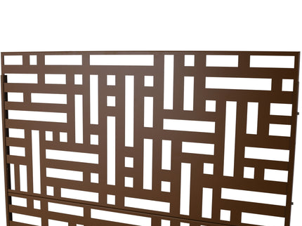 Decorative Freestanding Metal Privacy Screen For Indoor & Outdoor Use