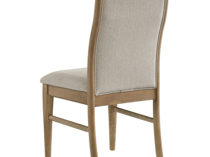 Dreydon - 5 Piece Round Dining Table Set With Chairs - Light Brown