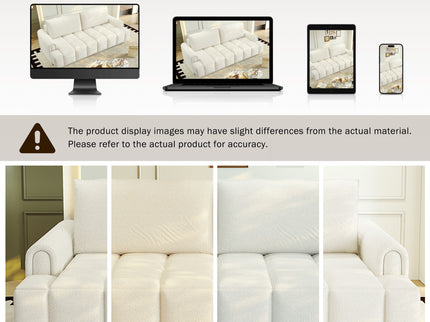 4 Seater Modern Couch With Seats Storage