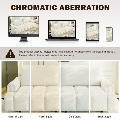 4 Seater Modern Couch With Seats Storage