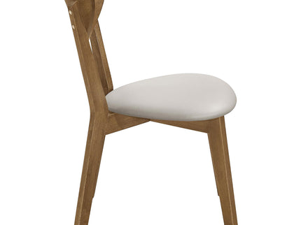 Mid-Century Modern Upholstered Dining Chair (Set of 2)