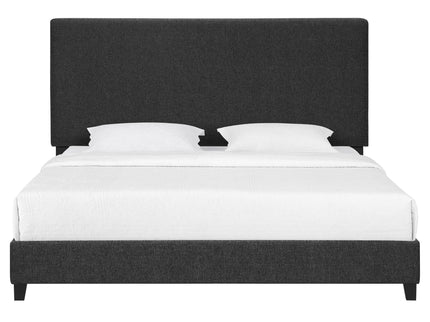 Platform Bed & Upholstered Headboard
