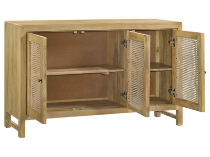 Ashton - 3 Door Accent Cabinet - Natural