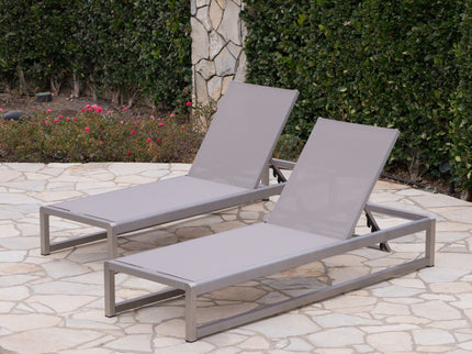 Chaise Lounge With 5 Reclining Positions, Outdoor Patio Lounge Chairs