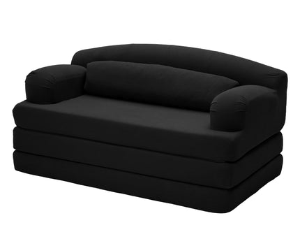 2 Seater Sofa Bed, Compact Foldable Floor Couch