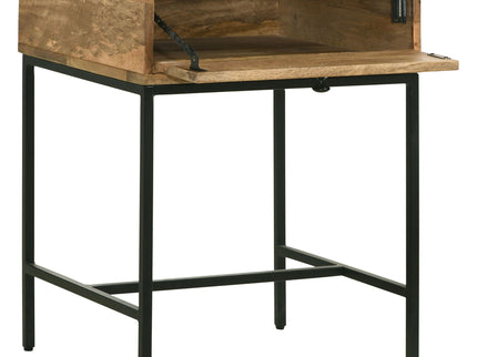Wyrik - Rectangular Side End Table - Honey