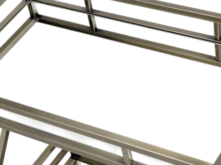 Kristensen - Serving Cart - Antique Gold