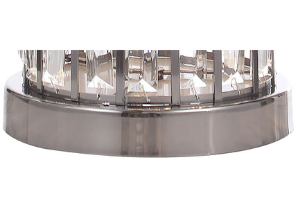 Emilian - Table Lamp With Crystal Shade - Black