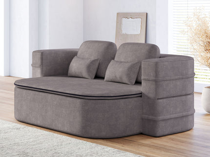2 In 1 Foldable Sofa Bed With Multi Functional Blanket, Floor Lounge Sofa