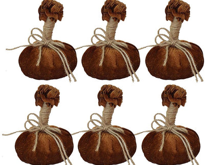 Pumpkin Ornament For Holiday Harvest Festival Fall Festival & Thanksgiving (Set of 6)