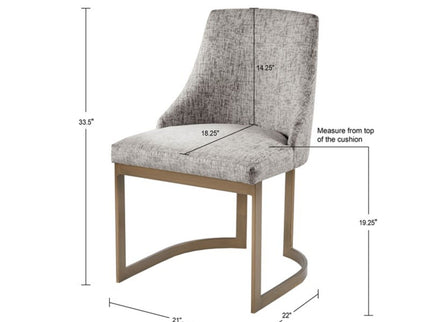 Contemporary Modern Accent Dining Chairs (Set of 2)