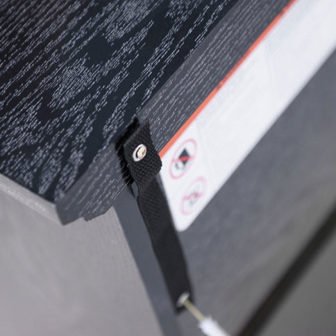 Sideboard Cabinet With Mirrored Doors, Adjustable Shelf, Metal Handles