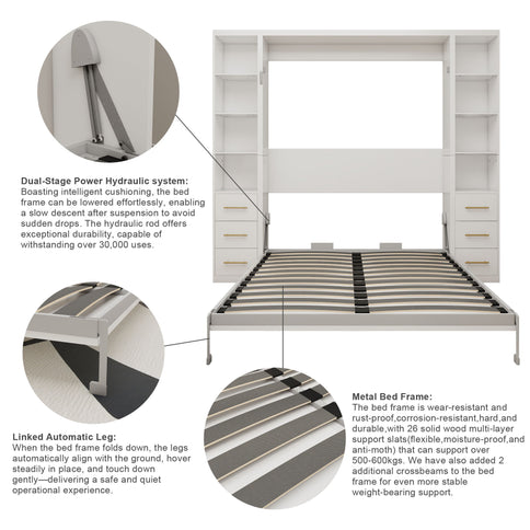 Multifunctional Vertical Murphy Wall Bed