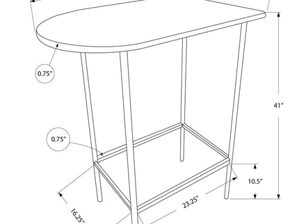 Home Bar Table With Bar Height Small Rectangular For Kitchen