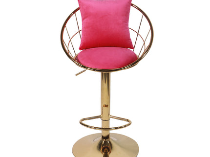 Unique Design Bar Chair, 360 Degree Rotation, Adjustable Height, Suitable For Dining Room And Bar