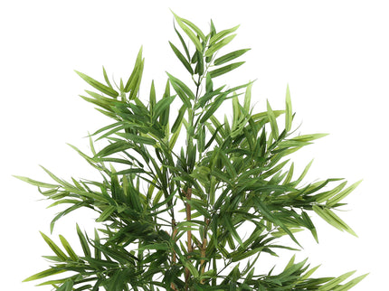 50" Tall, Artificial Plant, Bamboo Tree, Indoor, Faux, Fake, Floor, Greenery, Potted, Decorative - Green / Black