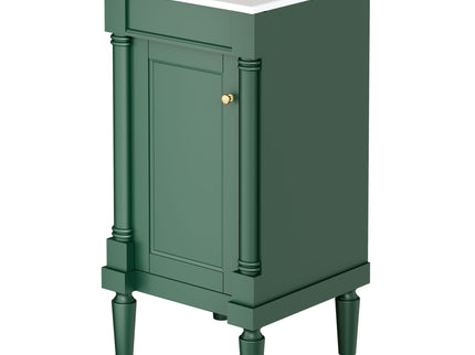 French Style Bathroom Cabinet With Sink, Adjustable Shelf