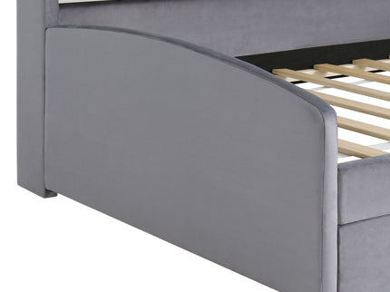 Luxurious Upholstered Platform Bed With Storage Drawers