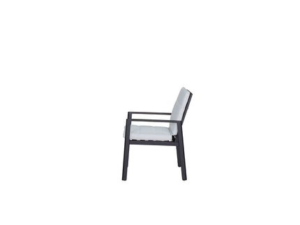 Verona - Dining Chair (Set of 2) - Dark Espresso / Gray / Off White